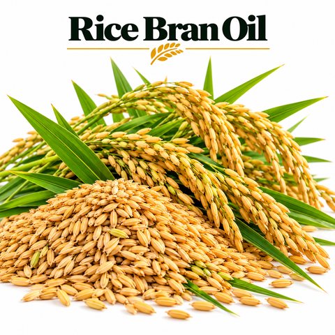 Rice Bran Oil with paddy and rice bran